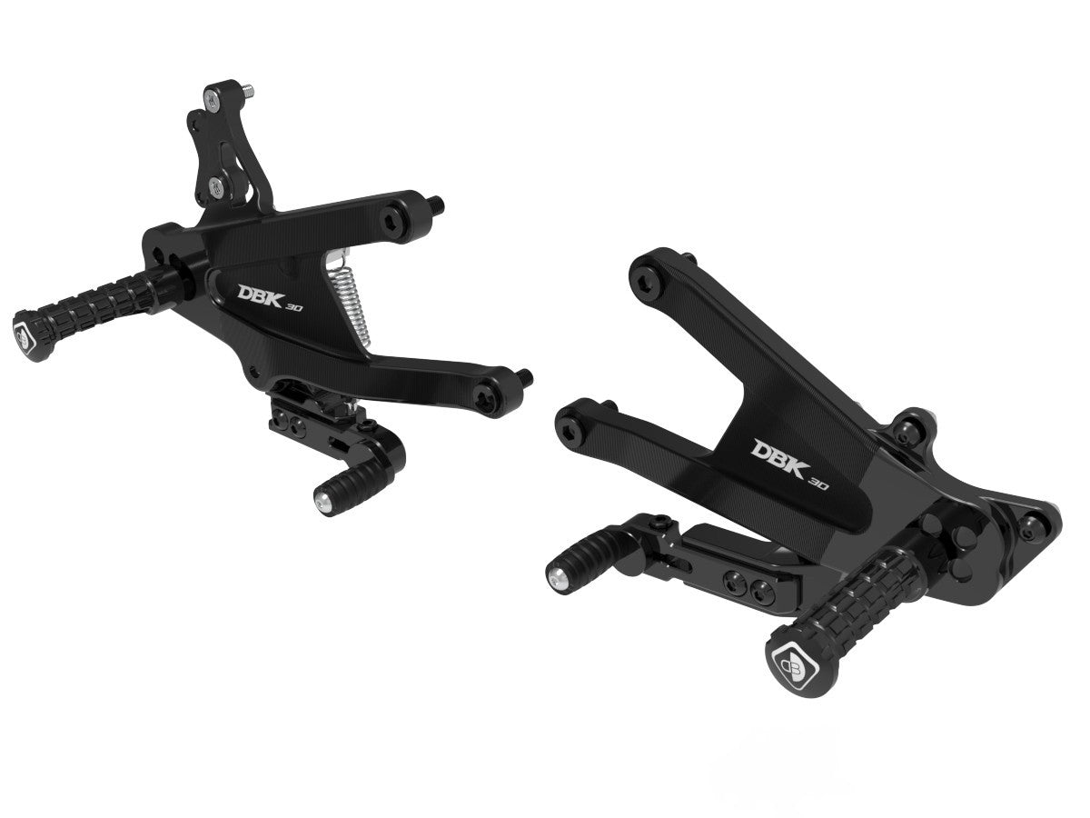 DBK DUCABIKE PRV402 Ducati Panigale V4 / V4S (2025+) Adjustable Rearset (SBK edition) – Accessories in the Motodeal Motorcycle Aftermarket Accessories and Parts Online Shop