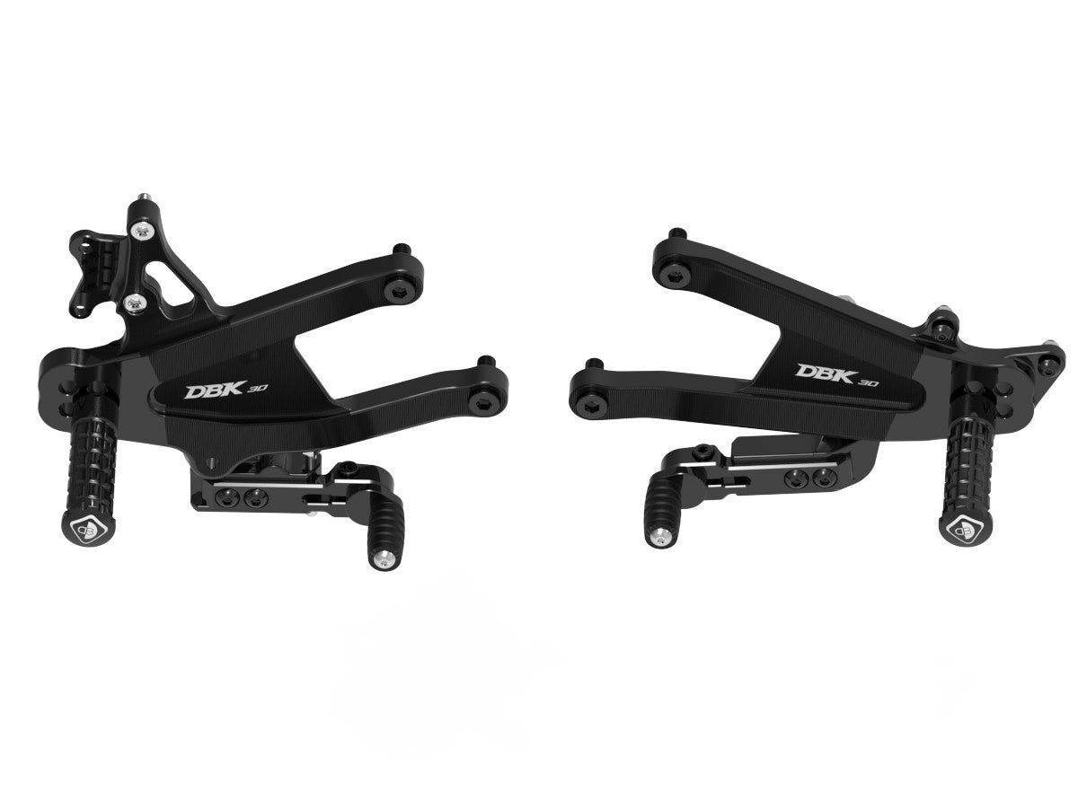 DBK DUCABIKE PRV402 Ducati Panigale V4 / V4S (2025+) Adjustable Rearset (SBK edition) – Accessories in the Motodeal Motorcycle Aftermarket Accessories and Parts Online Shop