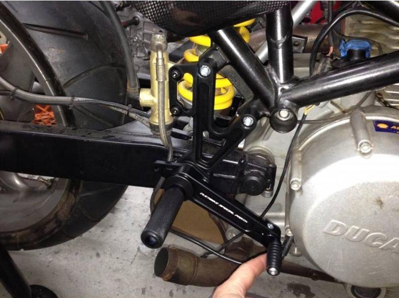 PRVM01 - DUCABIKE Ducati Monster / Sport Touring / SuperSport Adjustable Rearset – Accessories in the Motodeal Motorcycle Aftermarket Accessories and Parts Online Shop