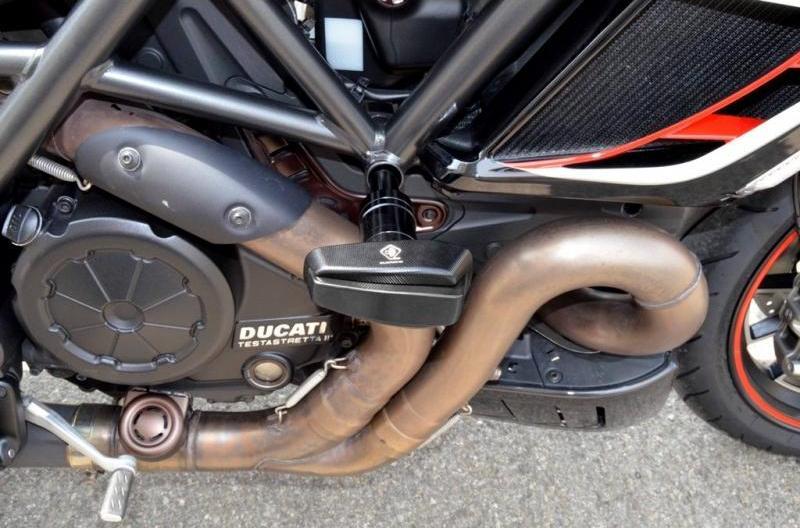PTDV01 - DUCABIKE Ducati Diavel 1200 (10/18) Frame Crash Protection Siders – Accessories in the Motodeal Motorcycle Aftermarket Accessories and Parts Online Shop