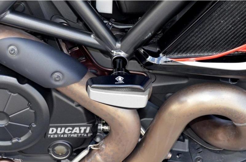 PTDV01 - DUCABIKE Ducati Diavel 1200 (10/18) Frame Crash Protection Siders – Accessories in the Motodeal Motorcycle Aftermarket Accessories and Parts Online Shop
