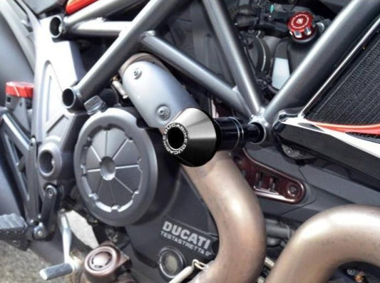 PTDV02 - DUCABIKE Ducati Diavel 1200 (10/18) Frame Crash Protection Siders – Accessories in the Motodeal Motorcycle Aftermarket Accessories and Parts Online Shop