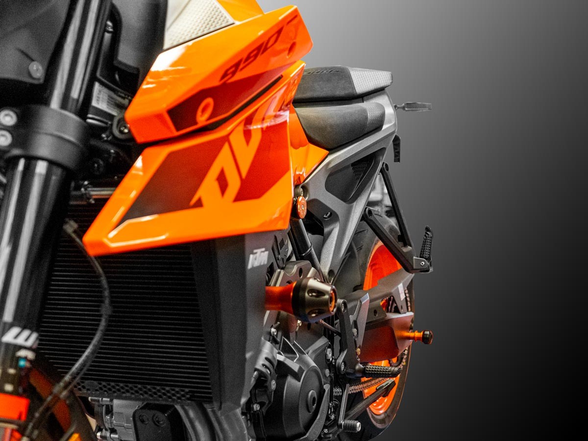PTKTM01 - DBK KTM 990 Duke (2024+) Frame Protection Kit – Accessories in the Motodeal Motorcycle Aftermarket Accessories and Parts Online Shop