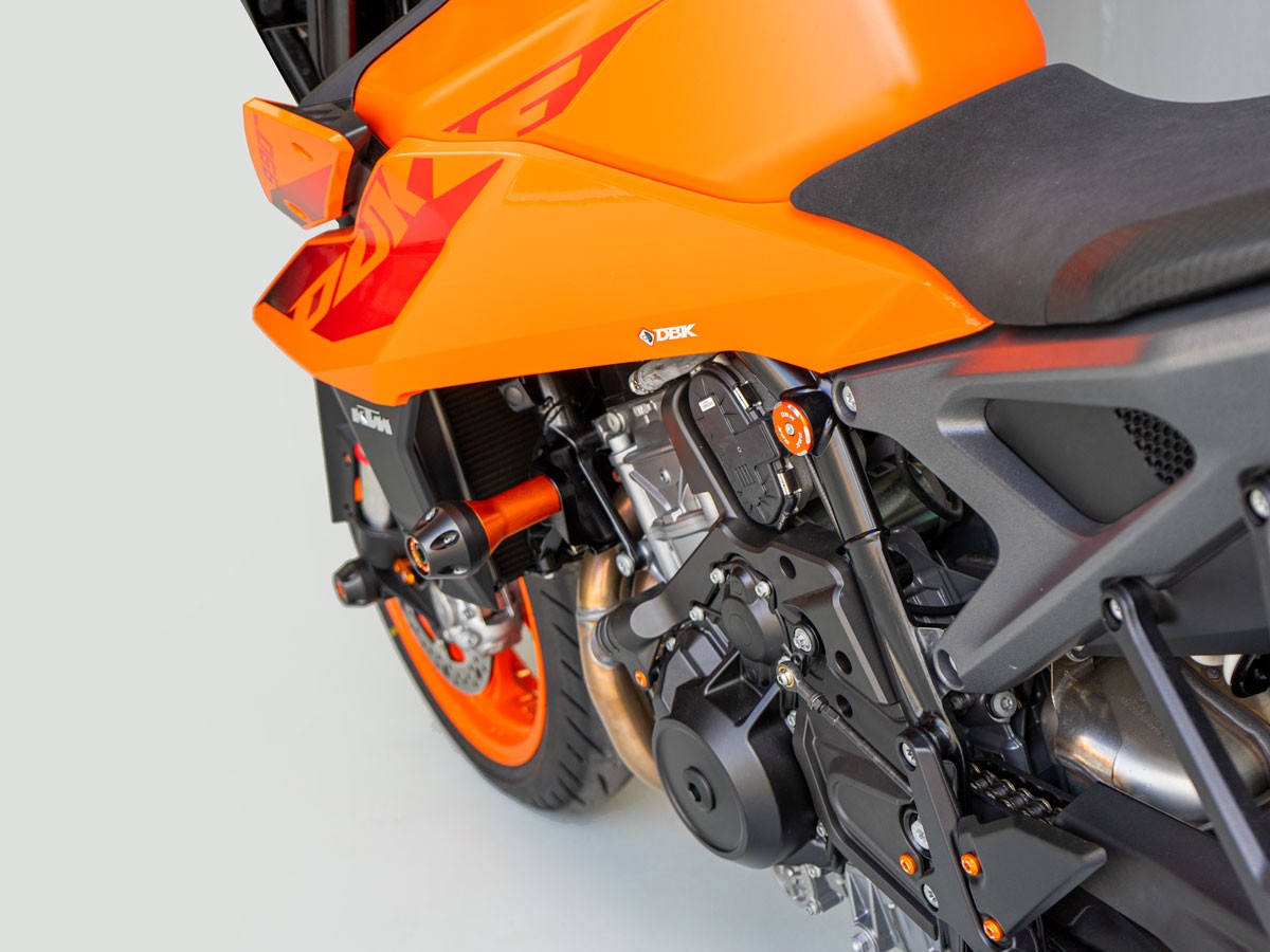 PTKTM01 - DBK KTM 990 Duke (2024+) Frame Protection Kit – Accessories in the Motodeal Motorcycle Aftermarket Accessories and Parts Online Shop