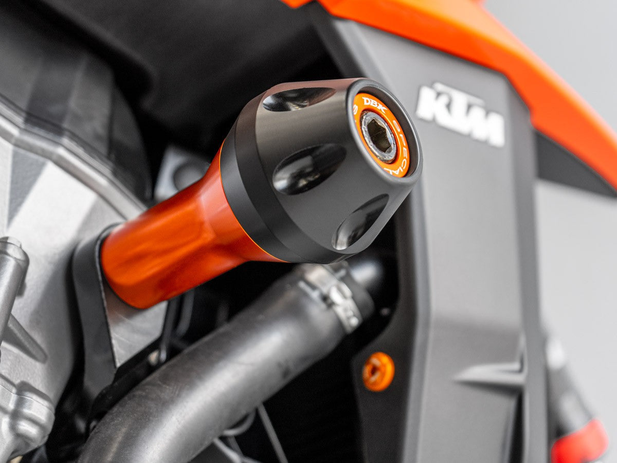 PTKTM01 - DBK KTM 990 Duke (2024+) Frame Protection Kit – Accessories in the Motodeal Motorcycle Aftermarket Accessories and Parts Online Shop