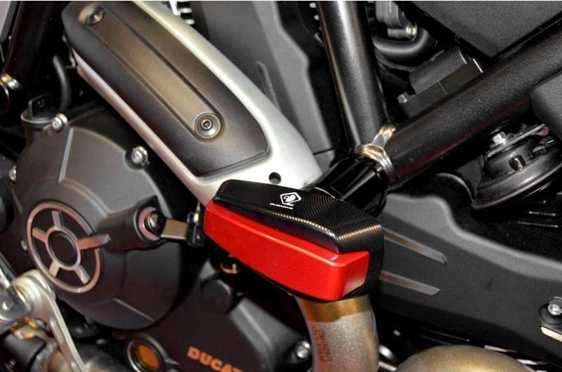 PTM01 - DUCABIKE Ducati Scrambler / Monster 797 Frame Crash Protection Siders – Accessories in the Motodeal Motorcycle Aftermarket Accessories and Parts Online Shop