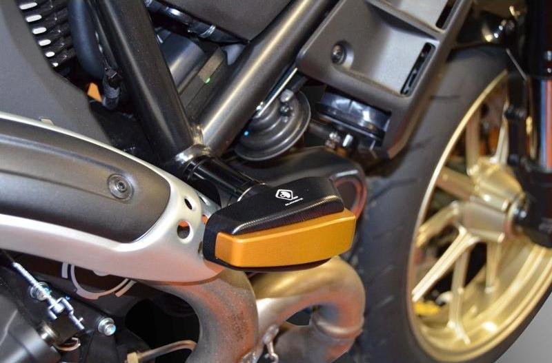 PTM01 - DUCABIKE Ducati Scrambler / Monster 797 Frame Crash Protection Siders – Accessories in the Motodeal Motorcycle Aftermarket Accessories and Parts Online Shop