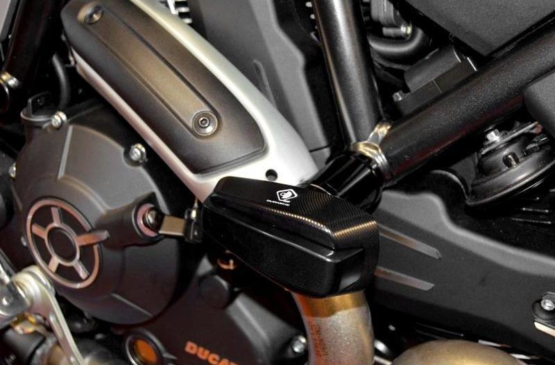 PTM01 - DUCABIKE Ducati Scrambler / Monster 797 Frame Crash Protection Siders – Accessories in the Motodeal Motorcycle Aftermarket Accessories and Parts Online Shop