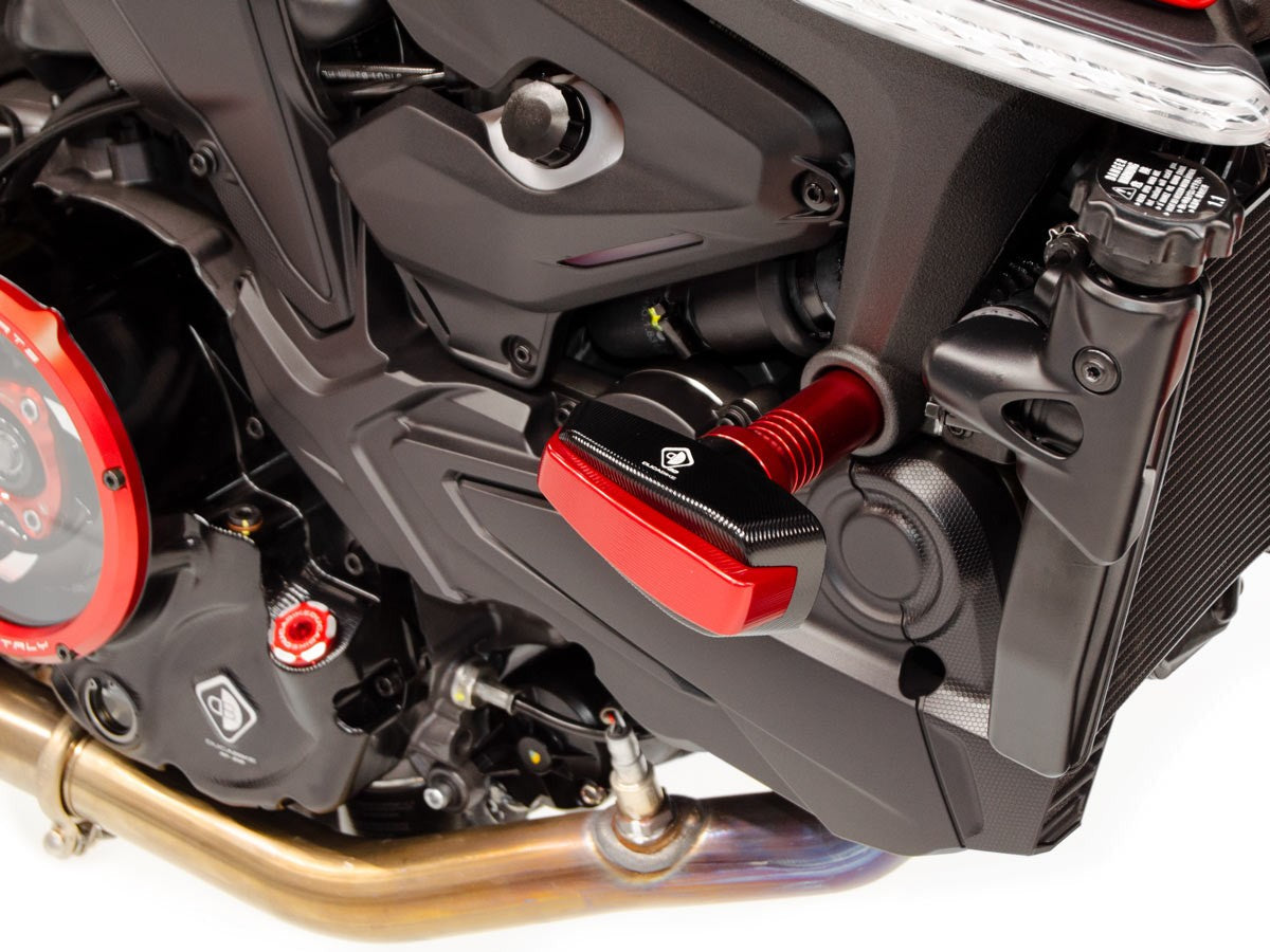 PTM03 - DUCABIKE Ducati Monster 950 (2021+) Frame Crash Protection Siders – Accessories in the Motodeal Motorcycle Aftermarket Accessories and Parts Online Shop