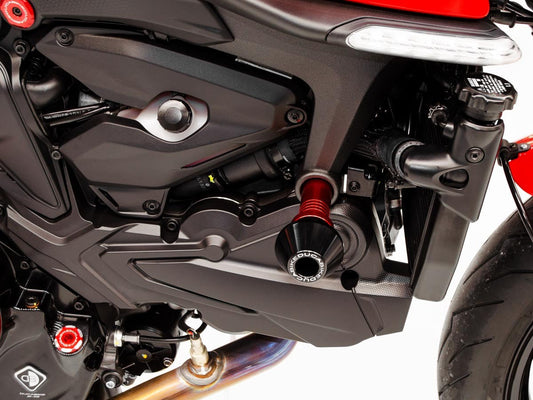 PTM04 - DUCABIKE Ducati Monster 950 (2021+) Frame Crash Protection Siders – Accessories in the Motodeal Motorcycle Aftermarket Accessories and Parts Online Shop