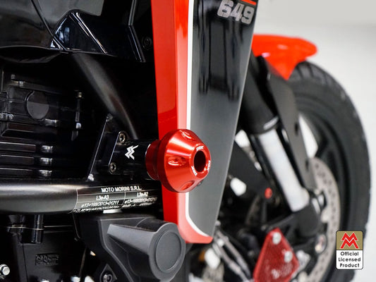 PTMM01 - DBK Moto Morini Seiemezzo SCR / STR / X-Cape 650 (2021+) Frame Protection Kit – Accessories in the Motodeal Motorcycle Aftermarket Accessories and Parts Online Shop