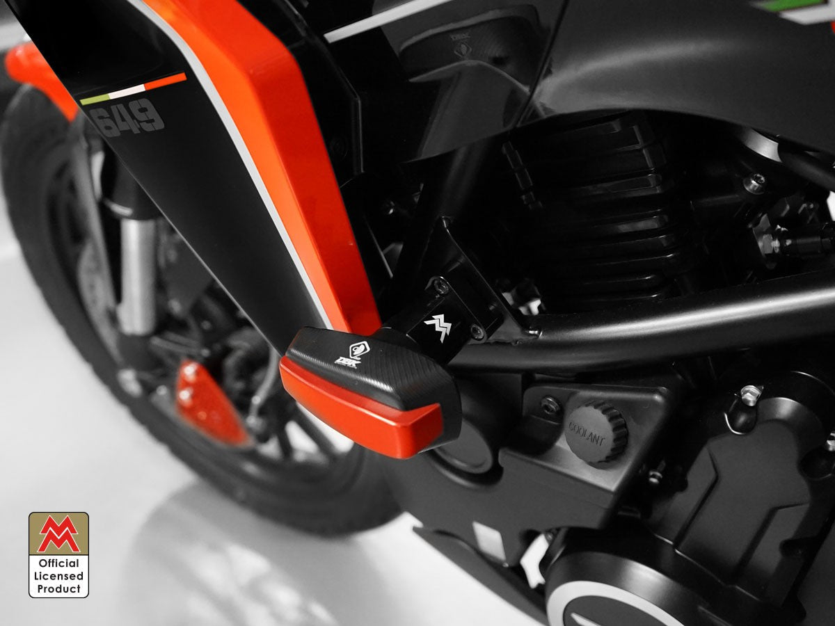 PTMM02 - DBK Moto Morini Seiemezzo SCR / STR / X-Cape 650 (2021+) Frame Protection Kit – Accessories in the Motodeal Motorcycle Aftermarket Accessories and Parts Online Shop