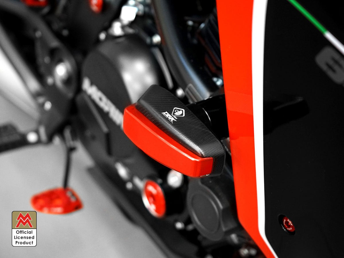 PTMM02 - DBK Moto Morini Seiemezzo SCR / STR / X-Cape 650 (2021+) Frame Protection Kit – Accessories in the Motodeal Motorcycle Aftermarket Accessories and Parts Online Shop