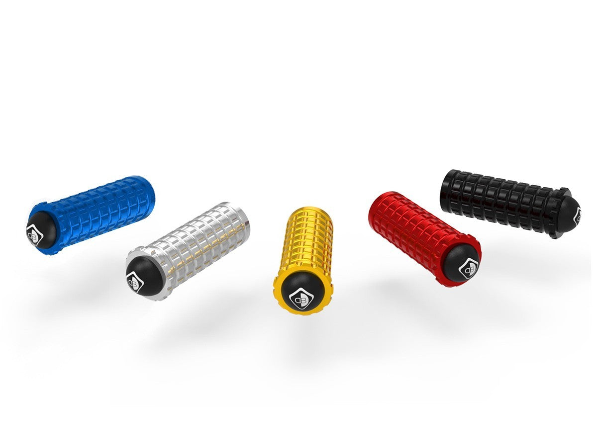 DBK DUCABIKE KPDM02+KAPM11 Ducati Footpegs (passenger; racing version; including adapters) – Accessories in the Motodeal Motorcycle Aftermarket Accessories and Parts Online Shop