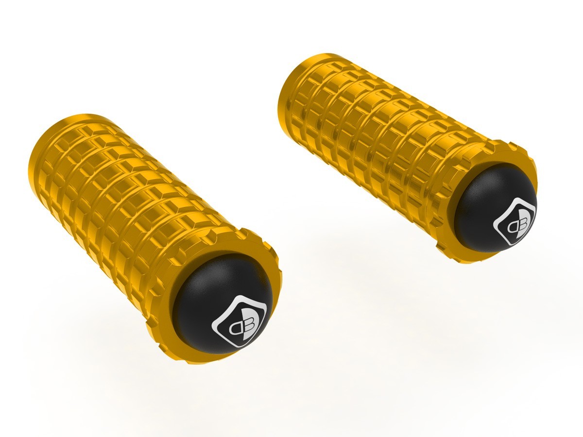 DBK DUCABIKE KPDM02+KAPM11 Ducati Footpegs (passenger; racing version; including adapters) – Accessories in the Motodeal Motorcycle Aftermarket Accessories and Parts Online Shop