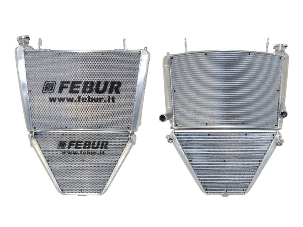 FEBUR Yamaha YZF-R1 (15/19) Complete Racing Water and Oil Radiator (With silicon hoses) – Accessories in the 2WheelsHero Motorcycle Aftermarket Accessories and Parts Online Shop
