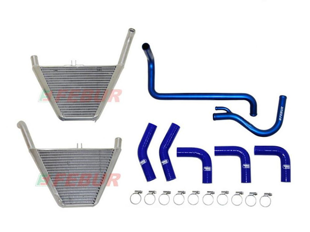 FEBUR FE1039S Kawasaki Ninja ZX-6R (09/18) Additional Racing Water Radiator (with silicon hoses) – Accessories in the 2WheelsHero Motorcycle Aftermarket Accessories and Parts Online Shop