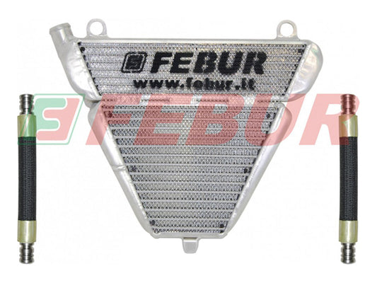 FEBUR Ducati Panigale 1199/899/1299 Lower Racing Water and Oil Radiator (with remove thermostatic valve) – Accessories in the 2WheelsHero Motorcycle Aftermarket Accessories and Parts Online Shop