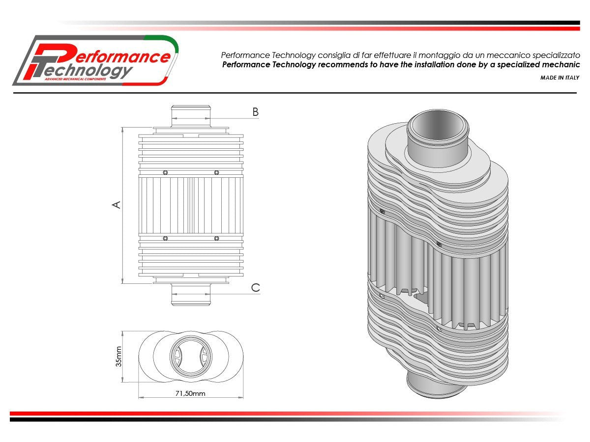 RDC - PERFORMANCE TECHNOLOGY Universal Line Cooler (double) – Accessories in the 2WheelsHero Motorcycle Aftermarket Accessories and Parts Online Shop