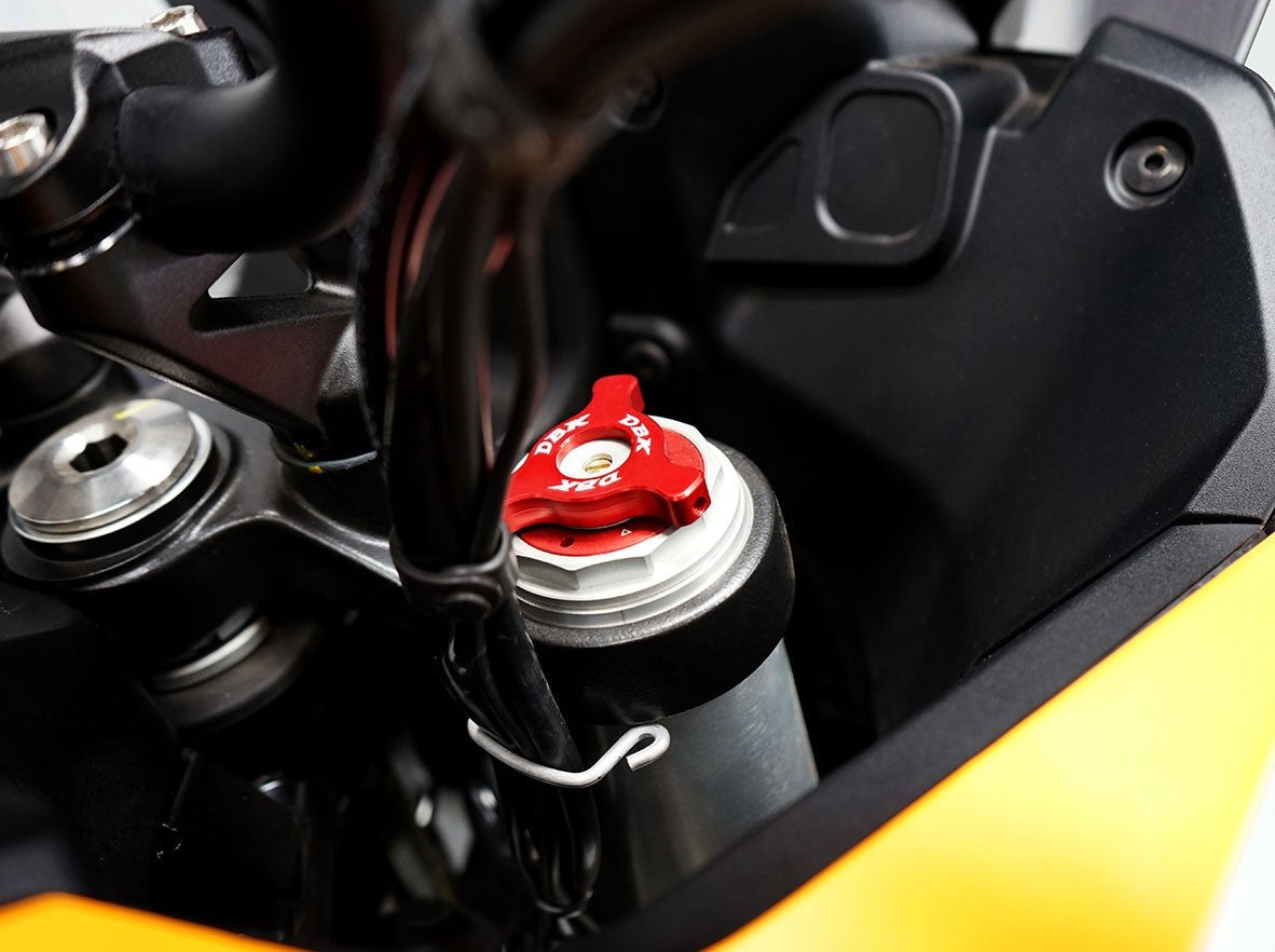 RF1902 - DUCABIKE Moto Guzzi Stelvio (2024+) Fork Preload Adjusters (19 mm) – Accessories in the Motodeal Motorcycle Aftermarket Accessories and Parts Online Shop