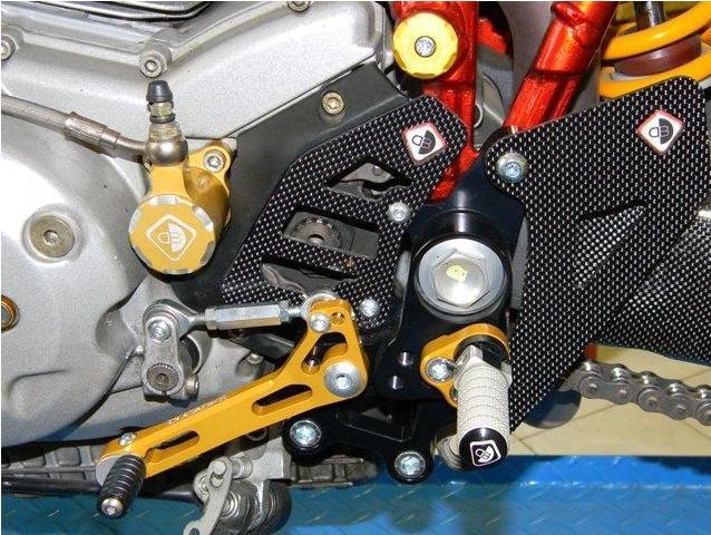RPPC04 - DUCABIKE Ducati Multistrada / Hypermotard Carbon Pilot Heel Guards – Accessories in the Motodeal Motorcycle Aftermarket Accessories and Parts Online Shop