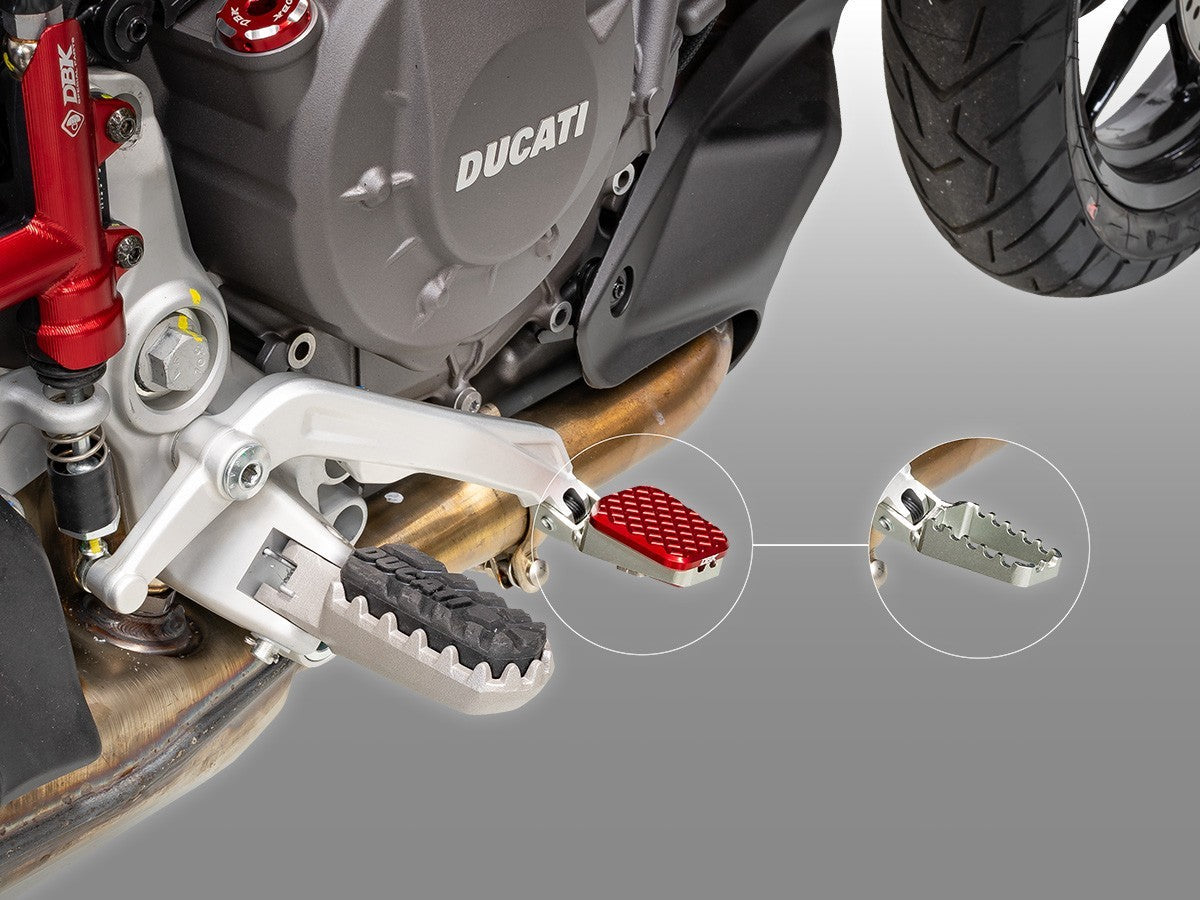 DBK DUCABIKE RPPIS04 Ducati Multistrada V2 / V2S (2025+) Rear Brake Pedal Extension – Accessories in the Motodeal Motorcycle Aftermarket Accessories and Parts Online Shop