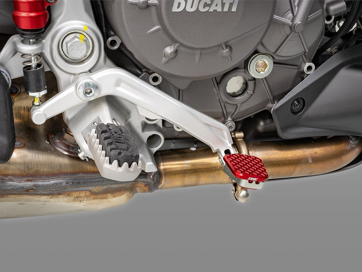 DBK DUCABIKE RPPIS04 Ducati Multistrada V2 / V2S (2025+) Rear Brake Pedal Extension – Accessories in the Motodeal Motorcycle Aftermarket Accessories and Parts Online Shop