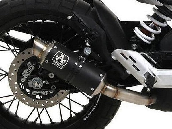 ARROW 72631GPI Husqvarna Svartpilen 401 / Vitpilen 401 (2020+) Dark Steel Slip-on Exhaust "GP2" – Accessories in the 2WheelsHero Motorcycle Aftermarket Accessories and Parts Online Shop