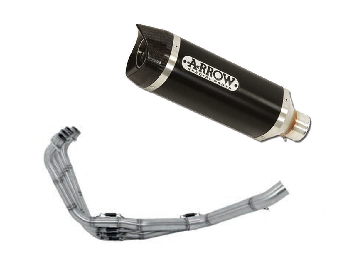 ARROW 71614MI+71892AKN Honda CB650R (2019+) Aluminum Full Exhaust System "Competition Evo Thunder" (racing) – Accessories in the 2WheelsHero Motorcycle Aftermarket Accessories and Parts Online Shop