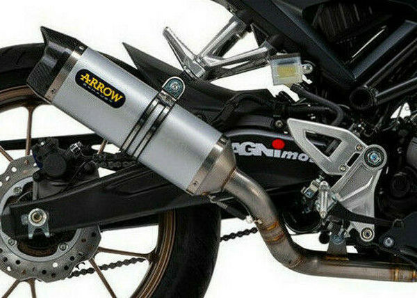 ARROW 51519AKW Honda CB125R (2021+) Aluminum Full Exhaust System "Competition Evo Thunder" (racing) – Accessories in the 2WheelsHero Motorcycle Aftermarket Accessories and Parts Online Shop