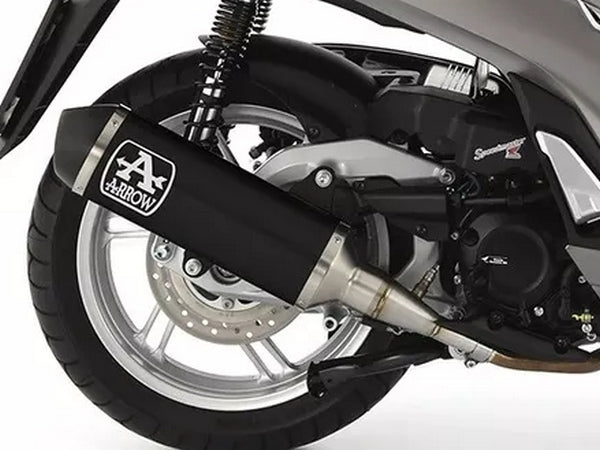 ARROW 53086KZ+53538ANN Honda SH350 (2021+) Dark Aluminum Slip-on Exhaust "Urban" – Accessories in the 2WheelsHero Motorcycle Aftermarket Accessories and Parts Online Shop