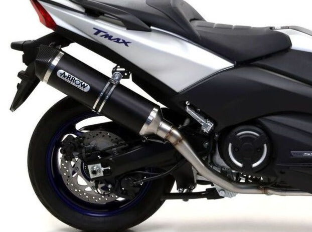 ARROW 73013MI+73514AKN Yamaha TMAX 560 (2020+) Aluminum Full Exhaust System "Competition Evo Race-Tech" (racing) – Accessories in the 2WheelsHero Motorcycle Aftermarket Accessories and Parts Online Shop