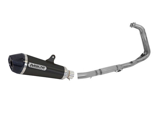 ARROW 71605MI+71817XKN Yamaha Tracer 700 (2020+) Steel Full Exhaust System "Competition Evo X-Kone" (racing) – Accessories in the 2WheelsHero Motorcycle Aftermarket Accessories and Parts Online Shop