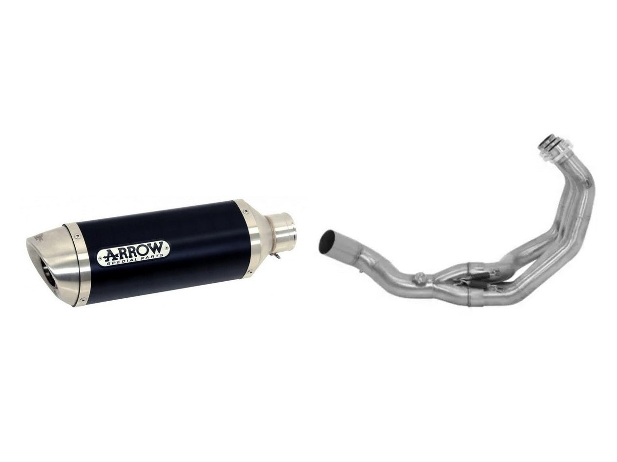 ARROW 71620KZ+71812AON Yamaha Tracer 900 (2015+) Aluminum Full Exhaust System "Competition Evo Thunder" – Accessories in the 2WheelsHero Motorcycle Aftermarket Accessories and Parts Online Shop