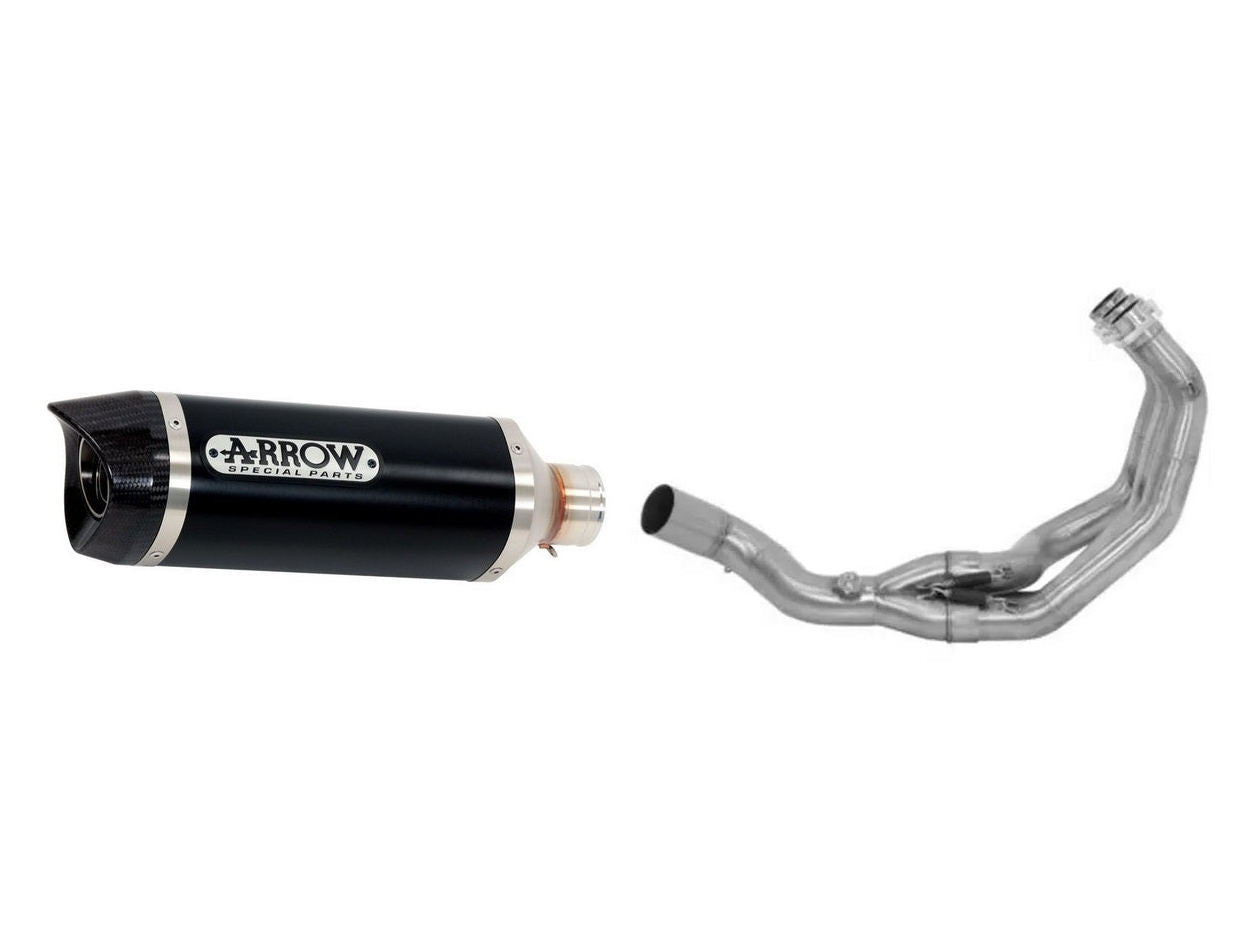 ARROW 71620MI+71812AKN Yamaha Tracer 900 (2015+) Aluminum Full Exhaust System "Competition Evo Thunder" (racing) – Accessories in the 2WheelsHero Motorcycle Aftermarket Accessories and Parts Online Shop