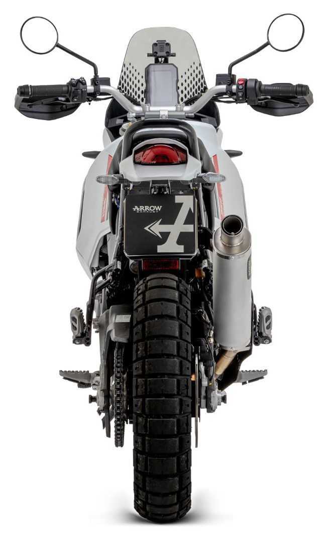 ARROW 72638AO Ducati DesertX (2022+) Aluminum Slip-on Exhaust "Indy Race" – Accessories in the 2WheelsHero Motorcycle Aftermarket Accessories and Parts Online Shop