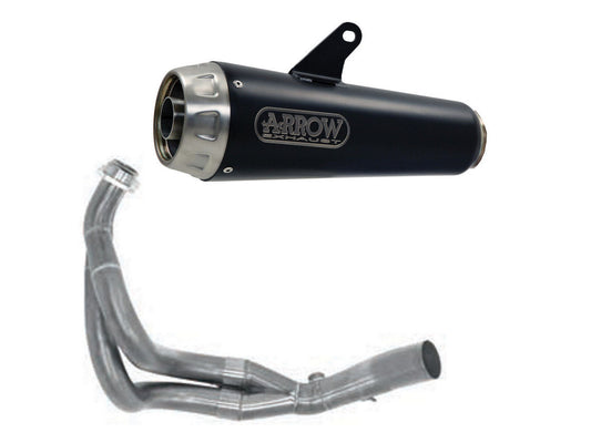 ARROW 71659MI+71206PRN Kawasaki Z650 (2017+) Steel Full Exhaust System "Competition Evo Pro-Race" (racing) – Accessories in the 2WheelsHero Motorcycle Aftermarket Accessories and Parts Online Shop