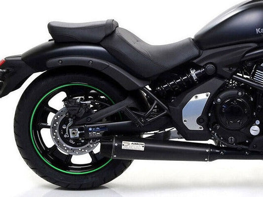 ARROW 74501RBN Kawasaki Vulcan S650 (2014+) Steel Full Exhaust System "Competition Evo Rebel" (racing) – Accessories in the 2WheelsHero Motorcycle Aftermarket Accessories and Parts Online Shop