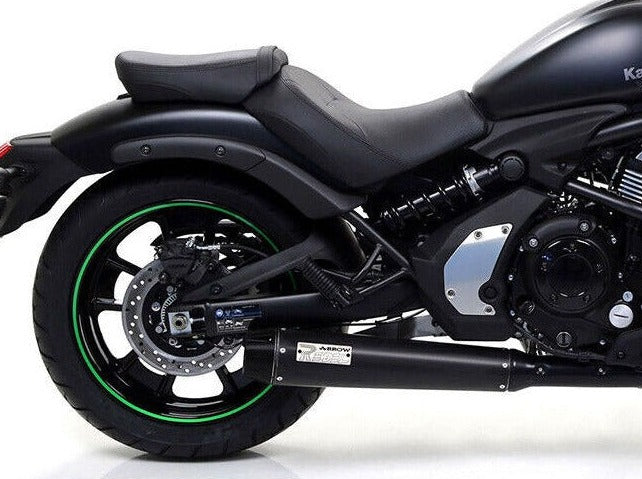 ARROW 74003MI+74505RBN Kawasaki Vulcan S650/Cafe (2017+) Steel Full Exhaust System "Competition Evo Rebel" (racing) – Accessories in the 2WheelsHero Motorcycle Aftermarket Accessories and Parts Online Shop