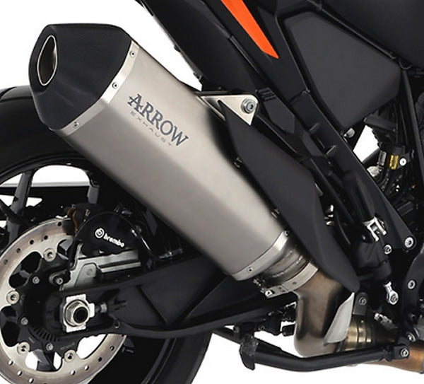 ARROW 72501SK KTM 1290 Super Adventure S/R (2021+) Titanium Slip-on Exhaust "Sonora" – Accessories in the 2WheelsHero Motorcycle Aftermarket Accessories and Parts Online Shop