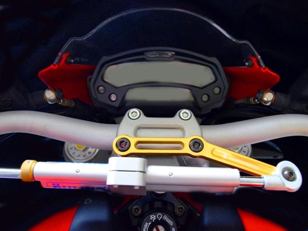 Ducati Monster 796 / 1100 Evo OHLINS Steering Damper + DBK / DUCABIKE Mounting Kit – Accessories in the Motodeal Motorcycle Aftermarket Accessories and Parts Online Shop