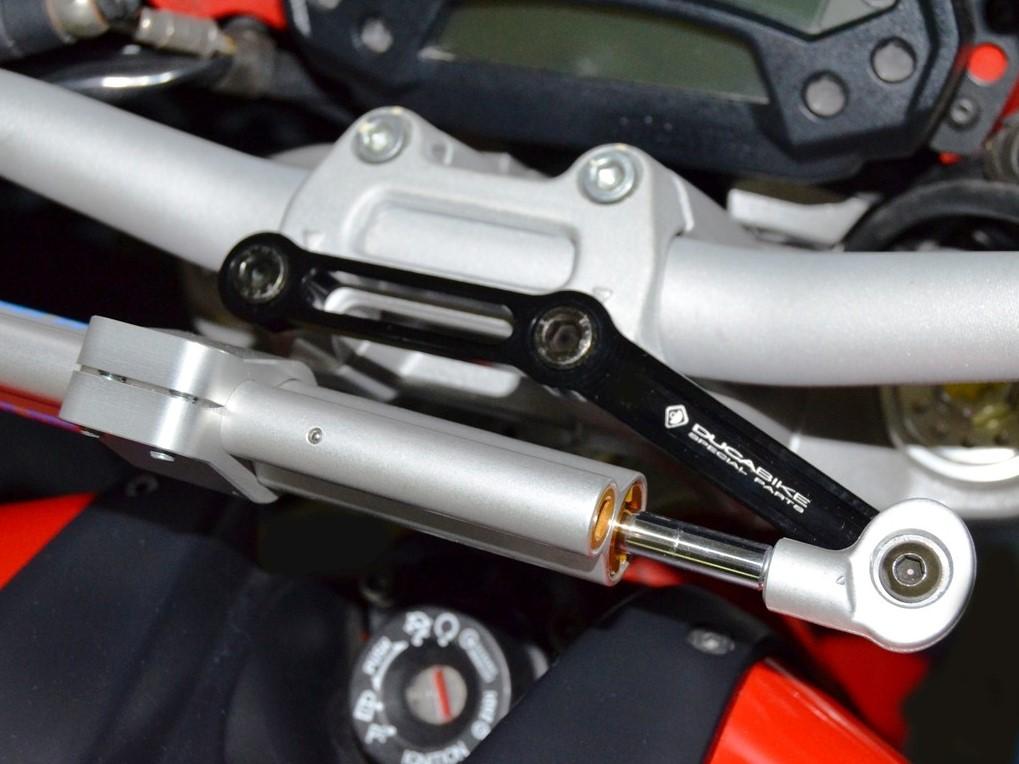 Ducati Monster 796 / 1100 Evo OHLINS Steering Damper + DBK / DUCABIKE Mounting Kit – Accessories in the Motodeal Motorcycle Aftermarket Accessories and Parts Online Shop
