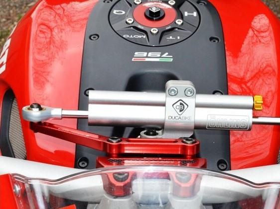 Ducati Monster 796 / 1100 Evo OHLINS Steering Damper + DBK / DUCABIKE Mounting Kit – Accessories in the Motodeal Motorcycle Aftermarket Accessories and Parts Online Shop