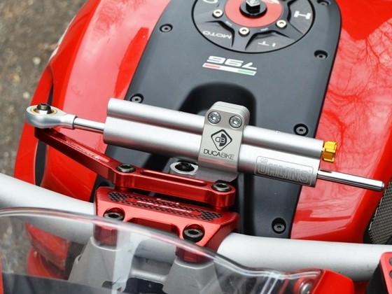 Ducati Monster 796 / 1100 Evo OHLINS Steering Damper + DBK / DUCABIKE Mounting Kit – Accessories in the Motodeal Motorcycle Aftermarket Accessories and Parts Online Shop
