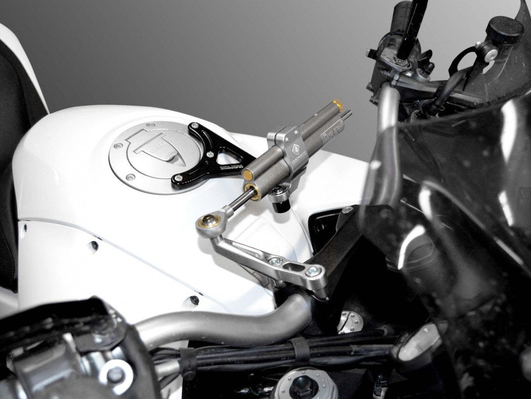 Ducati Multistrada 1200 (10/14) OHLINS Steering Damper + DBK / DUCABIKE Mounting Kit – Accessories in the Motodeal Motorcycle Aftermarket Accessories and Parts Online Shop