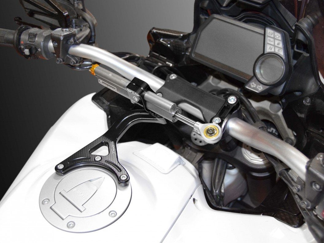 Ducati Multistrada 1200 (10/14) OHLINS Steering Damper + DBK / DUCABIKE Mounting Kit – Accessories in the Motodeal Motorcycle Aftermarket Accessories and Parts Online Shop