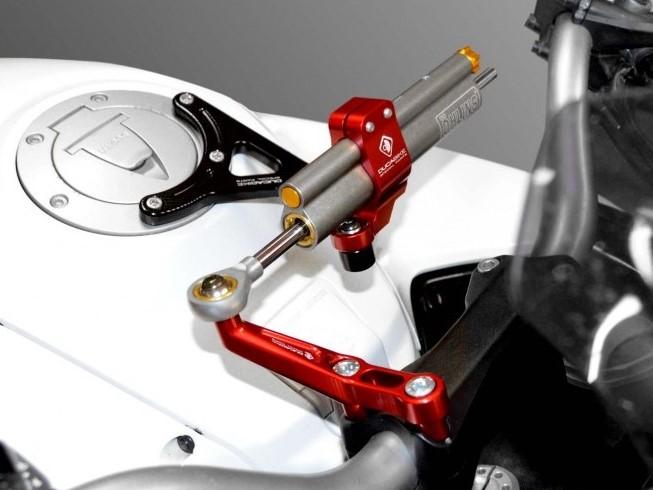 Ducati Multistrada 1200 (10/14) OHLINS Steering Damper + DBK / DUCABIKE Mounting Kit – Accessories in the Motodeal Motorcycle Aftermarket Accessories and Parts Online Shop
