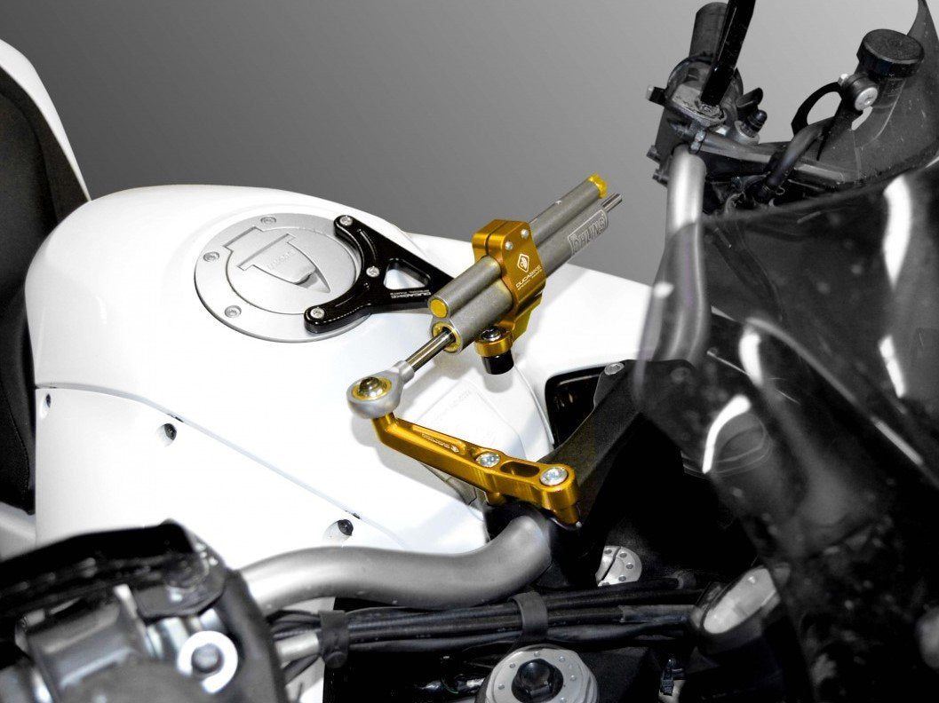 Ducati Multistrada 1200 (10/14) OHLINS Steering Damper + DBK / DUCABIKE Mounting Kit – Accessories in the Motodeal Motorcycle Aftermarket Accessories and Parts Online Shop