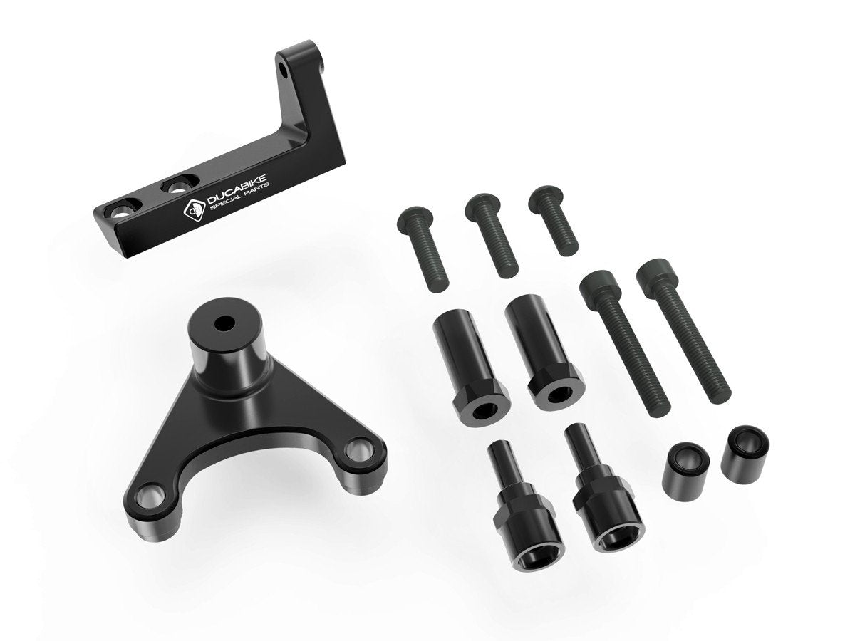Ducati Hypermotard 950 (2019+) OHLINS Steering Damper + DBK / DUCABIKE Mounting Kit – Accessories in the Motodeal Motorcycle Aftermarket Accessories and Parts Online Shop