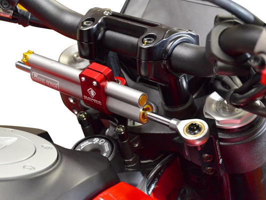 Ducati Hypermotard 950 (2019+) OHLINS Steering Damper + DBK / DUCABIKE Mounting Kit – Accessories in the Motodeal Motorcycle Aftermarket Accessories and Parts Online Shop